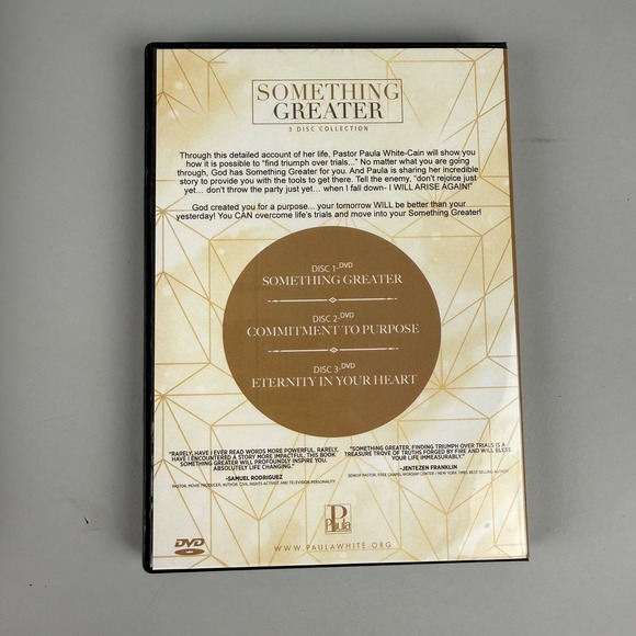 Paula White Cain Something Greater Finding Triumph Over Trials DVD's set + Book - Picture 7 of 12